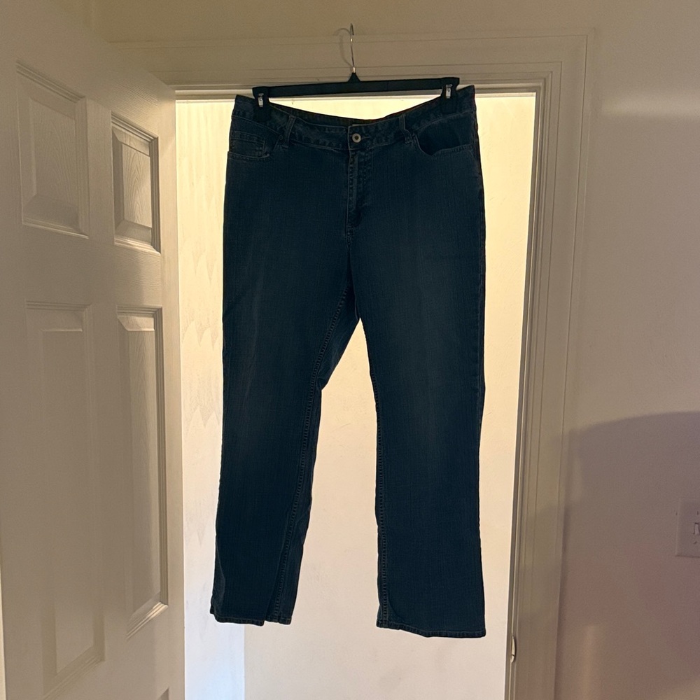 Coldwater Creek Blue Straight Leg Jeans